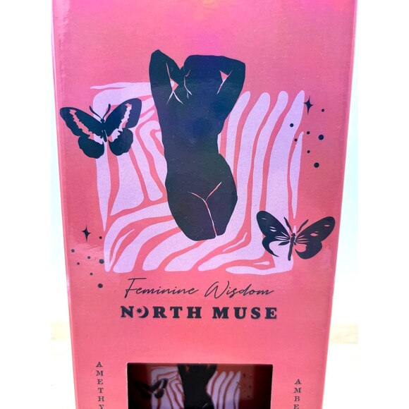 North Muse Feminine Wisdom Reed Diffuser Amber & Myrrh with Amethyst 3.4oz NEW - Picture 10 of 10